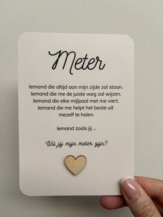 Compteur de cartes de vœux • Veux-tu être ma marraine ? • Compteur de carte • Comprend une enveloppe