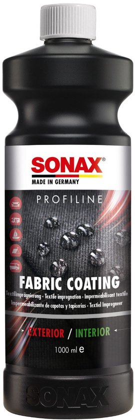SONAX PROFILINE Fabric Coating - Toit Cabriolet & Imprégnation Textile