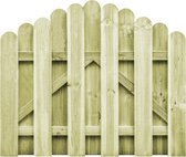 vidaXL - Poort - 100x75 - cm - groen - geïmpregneerd - grenenhout