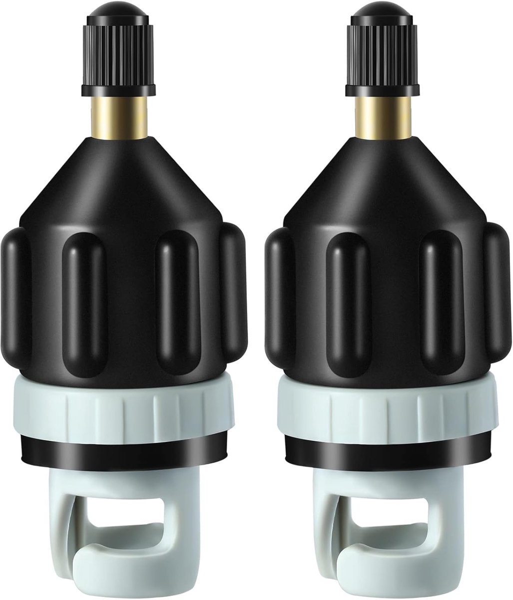 2 stuks - Opblaasbare boot SUP pompadapter, hoogwaardige traditionele luchtadapter, snelle opblazing - Sterke afdichting - SUP pompadapter voor opblaasbare boten, paddleboards en kajaks.