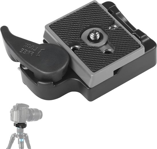 Rollei Snelwisselplaat voor Easy Traveler Video/Video XL - aanpasbaar, Arca-Swiss-compatibel, snel en licht