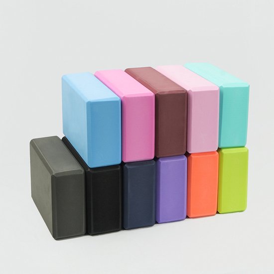Yoga Blok-Yoga blokken- 2 stuks- fitness stenen- comfortabele fitness-yoga-stenen- antislip- zwart van Umi — afbeelding 4