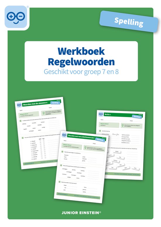 Werkboek Spelling Regelwoorden groep 7 en 8 - cover