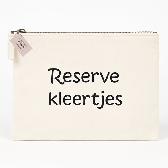 Baby Organizer Set - Gifts by M - Luiers - Reserve Kleertjes - EHBO - Set van Organizers - Naturel - Luiertas - Bewaaretui - Etui - Katoen - Baby van Merkloos — afbeelding 2