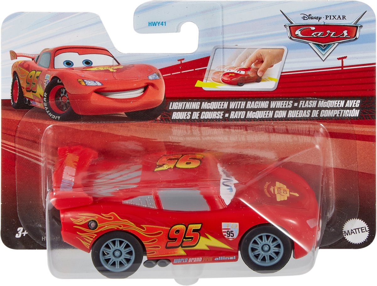 Disney Cars Zygzak McQueen Raceauto Schaal 1:43 Mattel