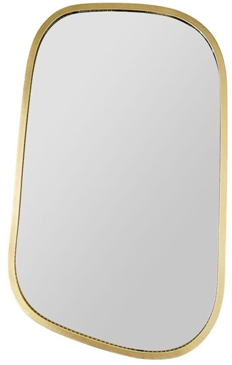 Ostaria Wandspiegel Fancy - metaal - goud - organisch - 32 x 51 cm - wanddecoratie spiegels