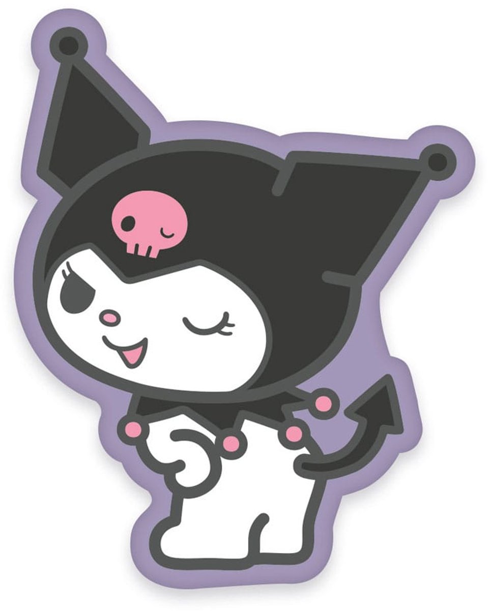 Herding: Animation: Hello Kitty - Kuromi Pillow (Purple) 100% Polyester