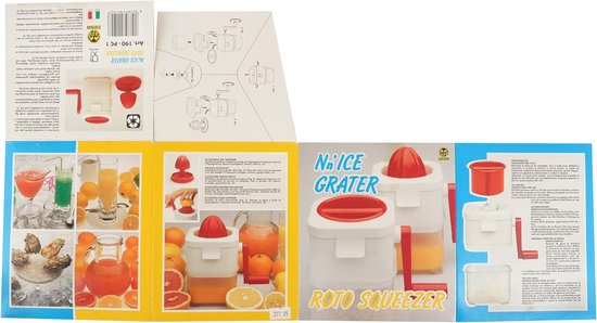 RFWR® IJs Crusher en Sap Squeezer Rood en Wit van RFWR — afbeelding 3