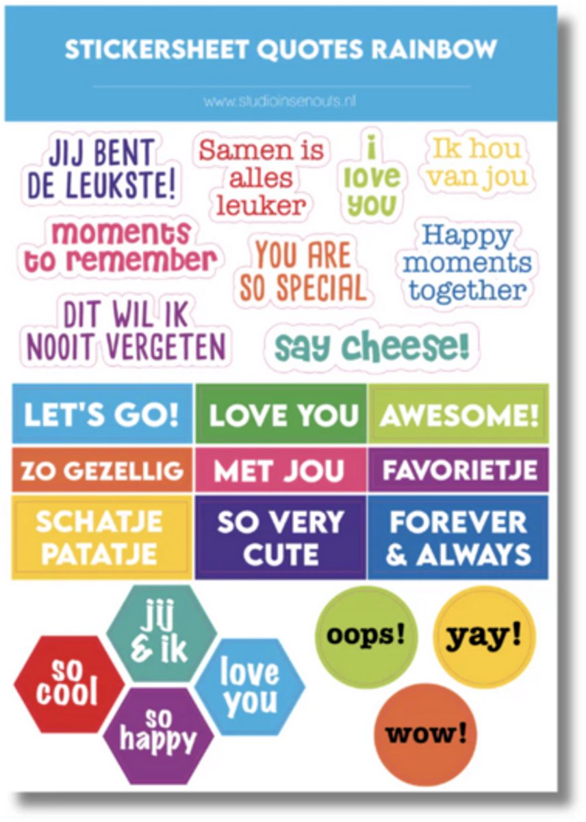 Stickervel Quotes | Rainbow 2.0