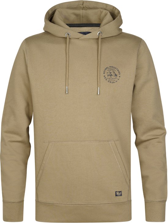 Petrol Industries - Sweat à capuche pour homme avec logo imprimé Duluth - Vert - Taille M
