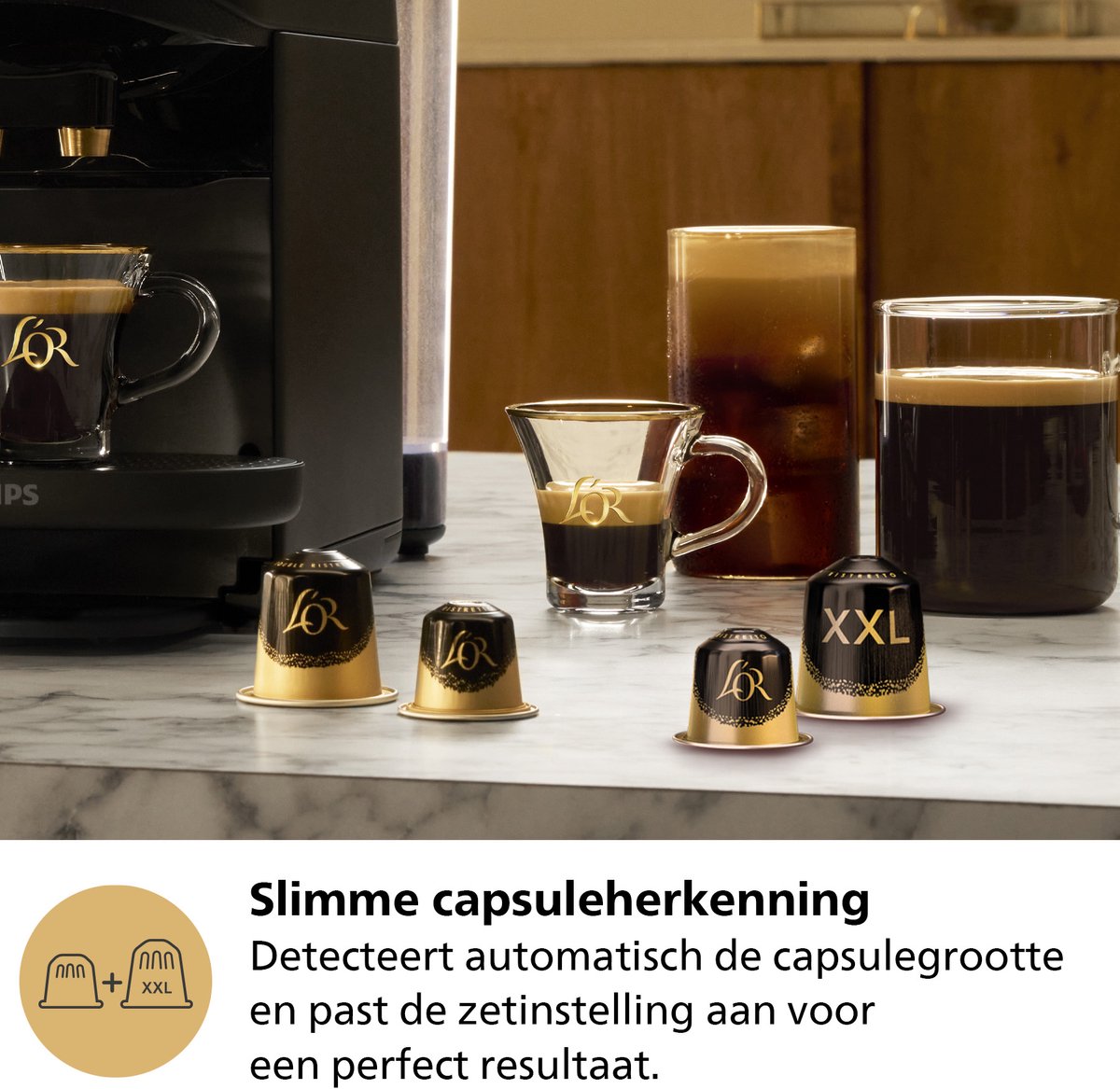Philips L'OR Barista Absolu LM9512/60 koffiecupmachine, zwart thumbnail 6