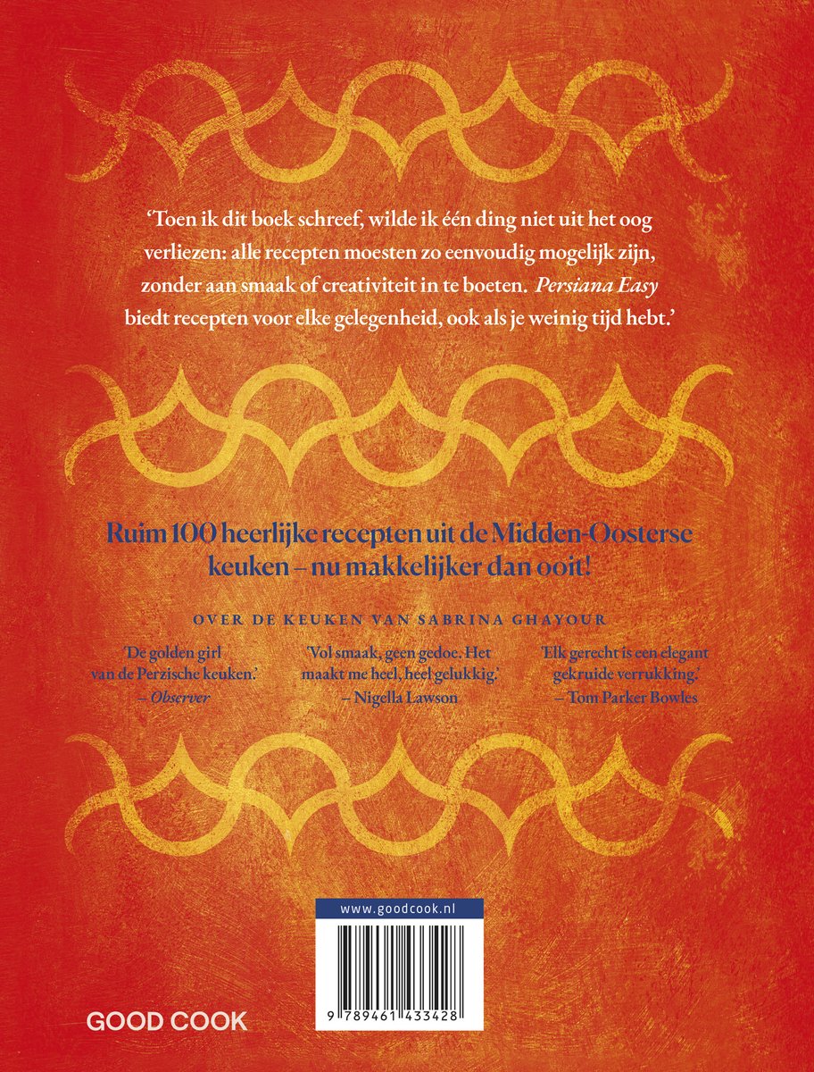 Persiana Easy - back cover