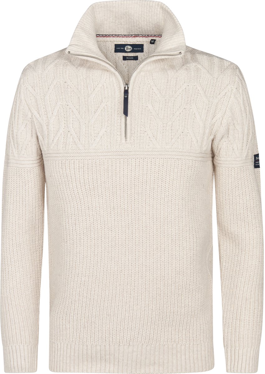 Petrol Industries - Heren Half-Zip Trui Iron River - Geel - Maat XL
