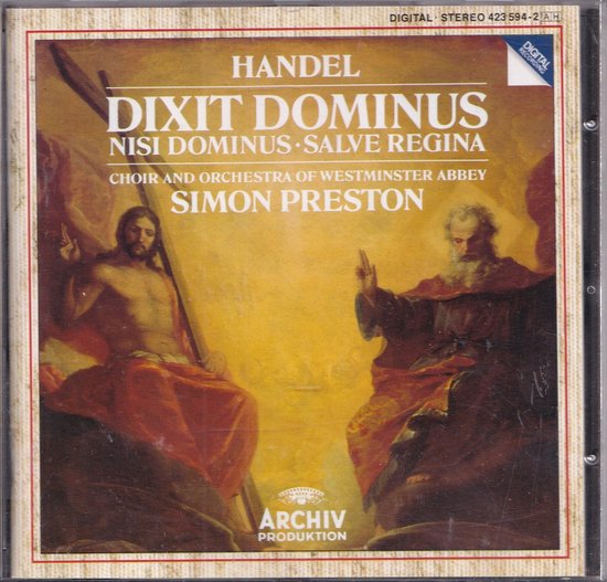 Handel: Dixit Dominus, Nisi Dominus, Salve Regina / Preston