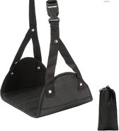 2 stuks vliegtuigvoetsteun, voetsteun vliegtuig, opvouwbare hangende voethangmat, draagbare reisvoetsteun voor kantoor, slaapzaal, vliegtuig, comfort 2 stuks vliegtuigvoetsteun, voetsteun vliegtuig, opvouwbare hangende voethangmat, draagbare reisvoetsteun voor kantoor, slaapzaal, vliegtuig, comfort