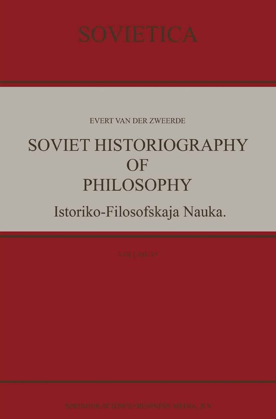 Soviet Historiography of Philosophy - cover