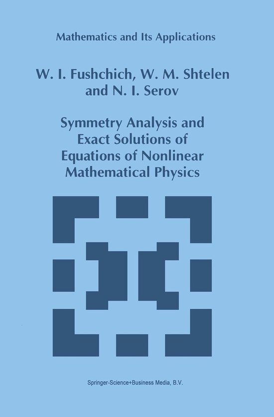 Symmetry Analysis and Exact Solutions of Equations of Nonlin ... - cover