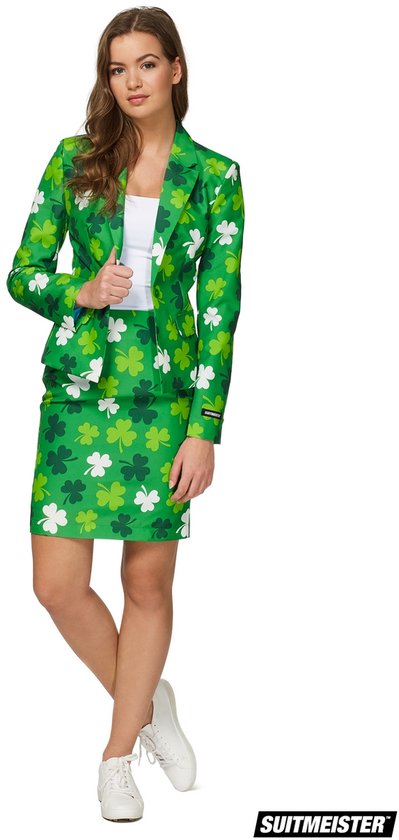 Suitmeister St Patrick's Day Clovers - Costume Femme - Vert - Fête - Taille 44-46