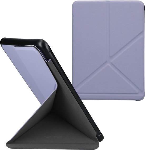 kwmobile e-reader hoesje geschikt voor Amazon Kindle Paperwhite (2024)/Colorsoft hoes - Ereader flip case met standaard - E reader cover van kunstleer - In lavendel — afbeelding 5