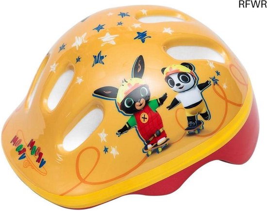 Favoto Kinder dinosaurus fietshelm - kinderen geel rood fietshelm