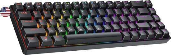 CLGP® Mechanical Keyboard - Mechanisch Toetsenbord Gaming - Zwart