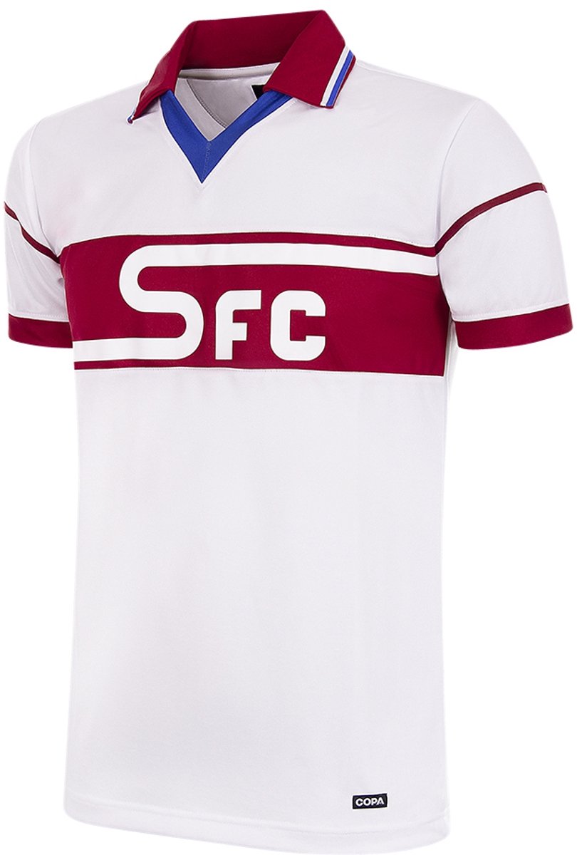 COPA - Servette FC 1979/83 Retro Voetbalshirt - Heren - Wit - XXL