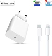 Originele Snellader S-Combines - Oplader - USB-C naar Lightning – 20W (1 meter) - Geschikt voor iPhone 5 t/m iPhone 14 (inclusief SE-modellen) iPhone X, XR, XS, 11, 12, 13, 14 en alle Pro/Plus-varianten
