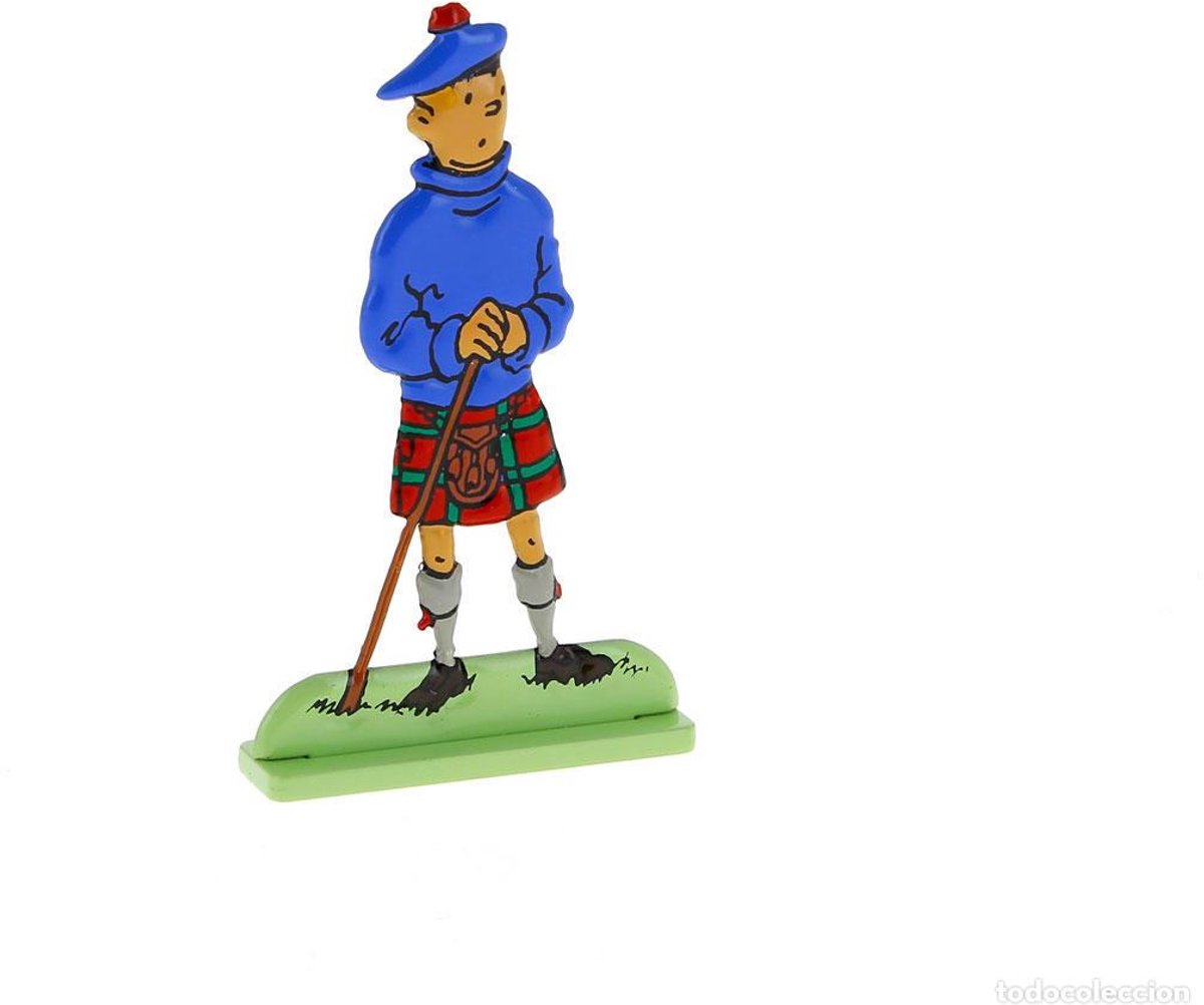 Figurine Tintin Flat Alloy in Scottish Dress