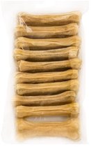 Landman Geperste Kauwbotten 10cm - Hondensnacks - Kauwsnacks - Hondenbot - Kauwbot - 10 Stuks