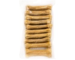 Landman Geperste Kauwbotten 10cm - Hondensnacks - Kauwsnacks - Hondenbot - Kauwbot - 10 Stuks