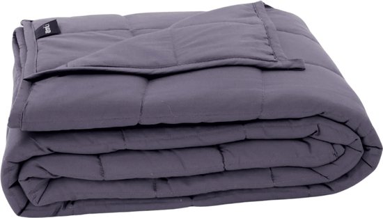 Verzwaringsdeken 120x180 cm 5 kg stof grijs | -nl