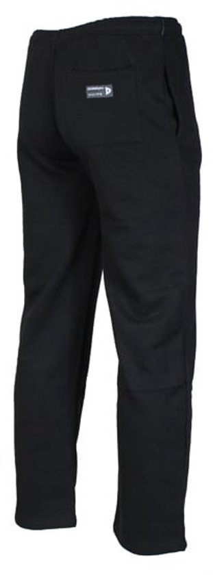 Donnay joggingbroek zwart, achterkant met een zak en een klein label.