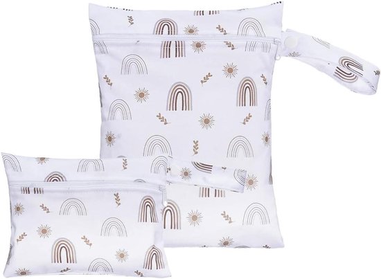 Teamoy Herbruikbare Zwemluiers  2 Stuks , Verstelbare Zwemkleding Luiers Wasbare Luiers Voor Babys Jongens En Meisjes Onderwaterwereld Dierenwereld