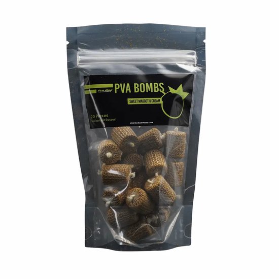 Pro Line PVA Bombs Sweet Maggot & Cream - PVA Bombs van Merkloos — afbeelding 3