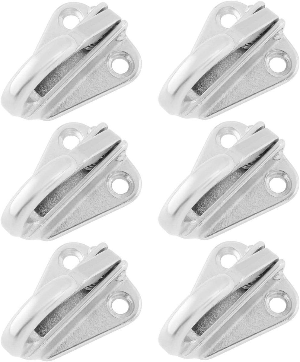 Allecto Plus - Roestvrijstalen Fender Haak Set voor Maritieme Veiligheid - 6 stuks