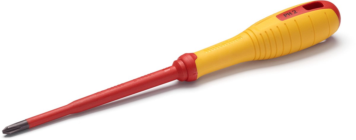 Hultafors VDE Phillips Schroevendraaier, PH2 x 125 mm voor elektra met geisoleerde kling en greep