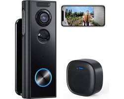 CLGP® Deurbellen met Camera – Video Deurbel – Draadloos – Full HD