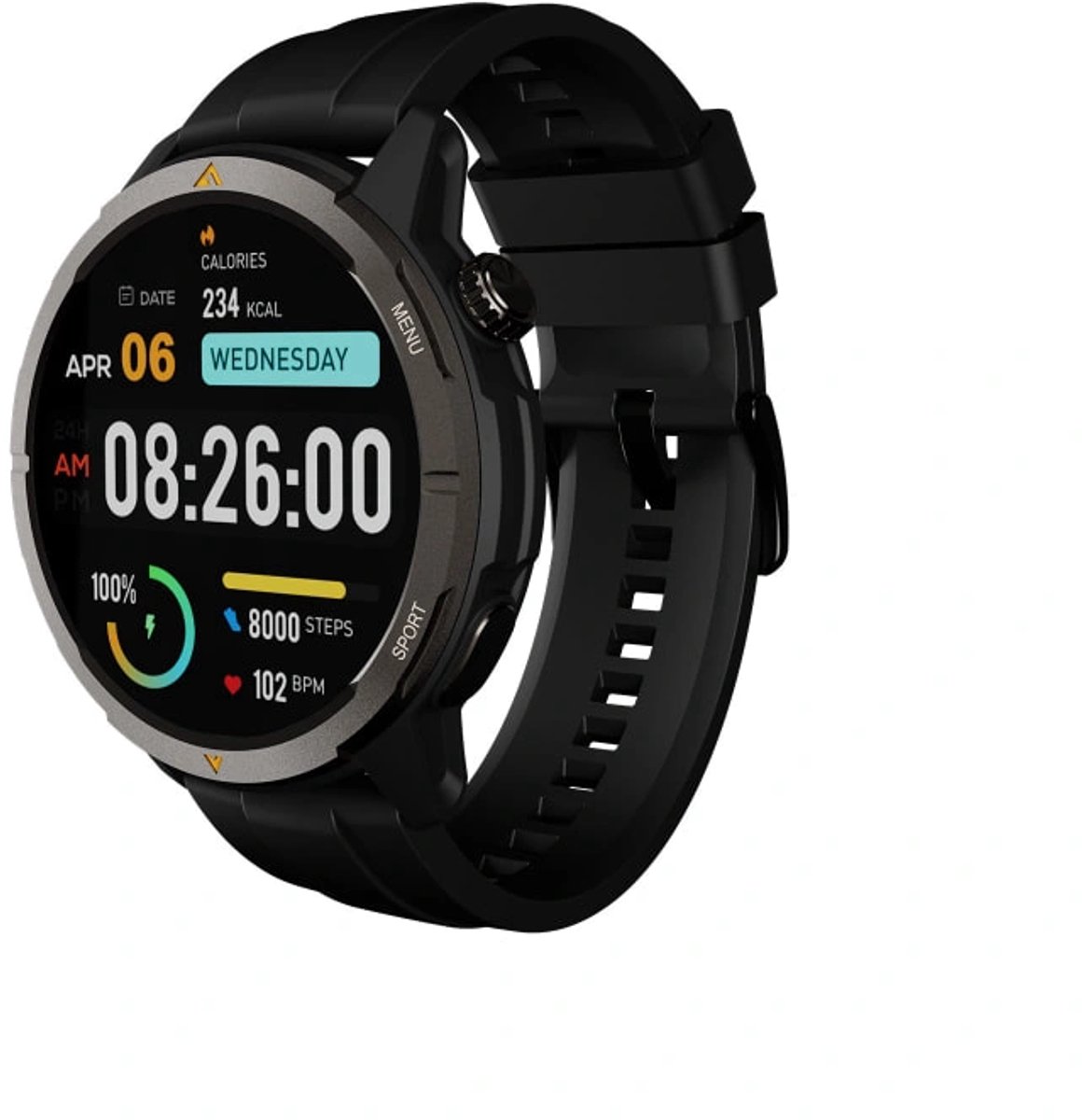 AGM Watch Legion - AMOLED -Zwart - Rugged Outdoor GPS Smart Watch