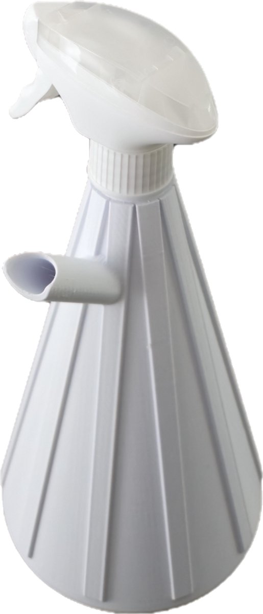 Gieter steil met plantenspuit - wit - 0,7 liter