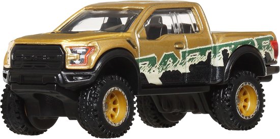 Mattel Hot Wheels Premium Car Culture Diecast Vehicle 1/64 2017 Ford F-150 Raptor Vehicles