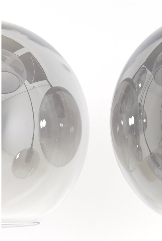 Suspension 10L 124x35x120 cm SUBAR noir mat + verre fumé