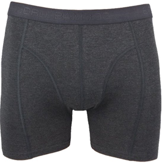 Boxer court de jogging en Boru Bamboo gris taille L