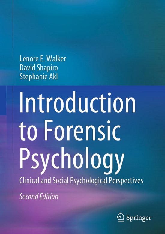 Introduction to Forensic Psychology - cover