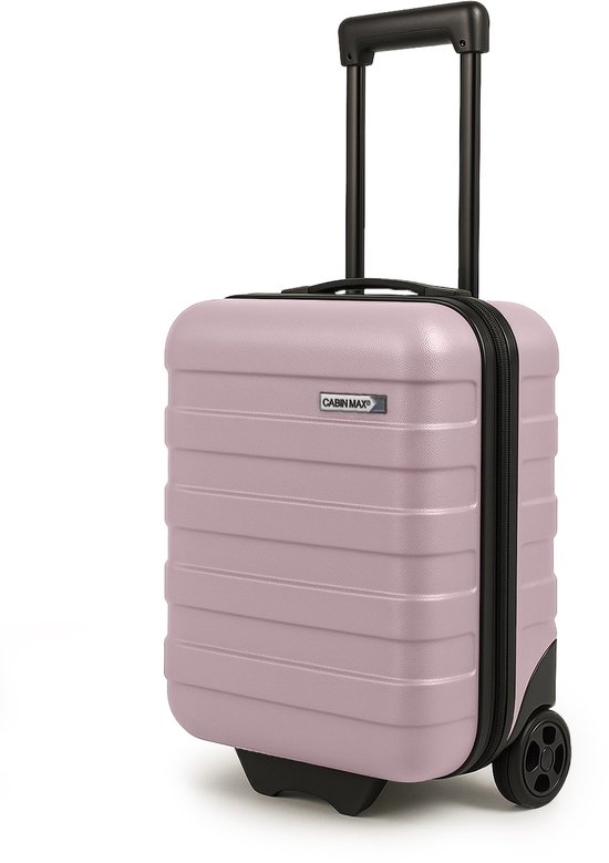 CabinMax Handbagage Trolley 24L – 40x30x20 cm – Wizz Air / Ryanair – Lichtgewicht Reiskoffer – Onderstoel Formaat – New Pink