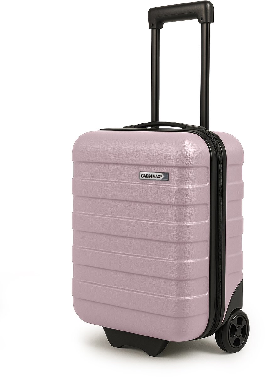 CabinMax Handbagage Trolley 24L – 40x30x20 cm – Wizz Air / Ryanair – Lichtgewicht Reiskoffer – Onderstoel Formaat – New Pink