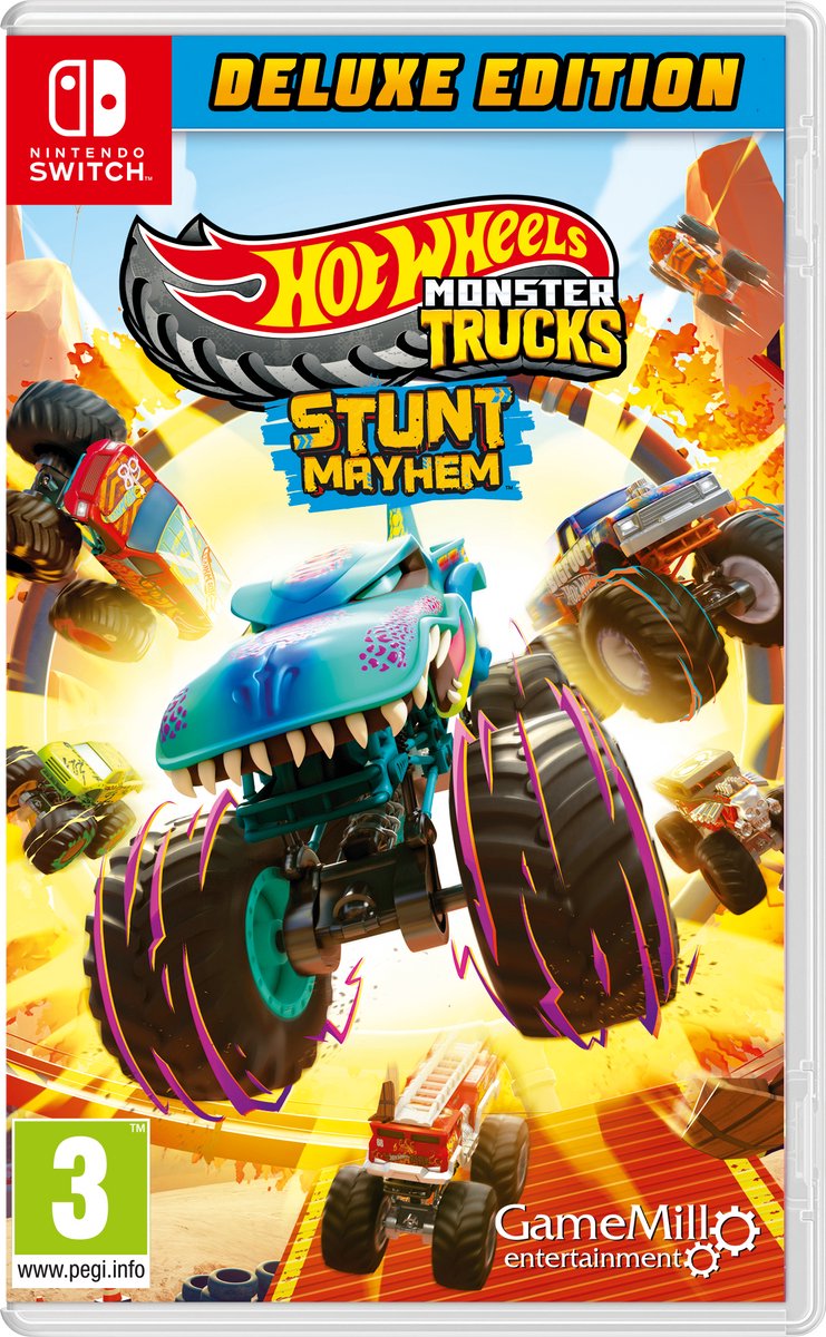 Nsw Nl/fr Hot Wheels Monster Trucks Stunt Mayhem D Game