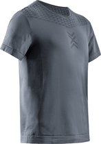 T-shirt à manches courtes X-Ential pour homme de X-BIONIC - Thermorégulateur, léger et respirant - Coupe confortable pour le sport, outdoor et les loisirs - Grijs, XXL