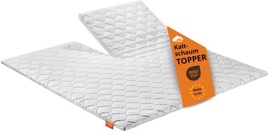 Koudschuim Topdekmatras/topper 120×200 dikte 7 cm