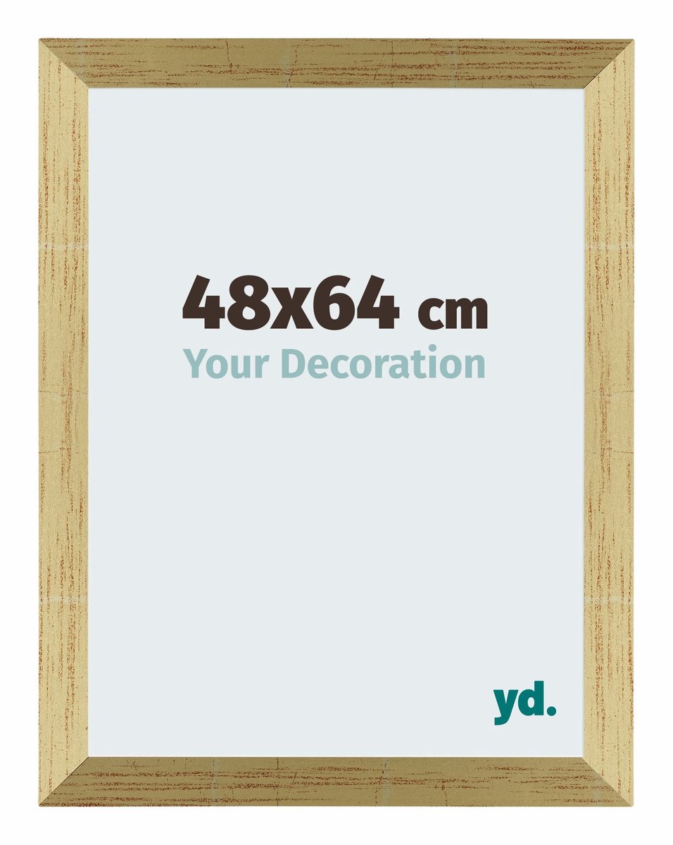 yd. Your Decoration - Fotolijst 48x64 cm - MDF - Goud Glans - Mura