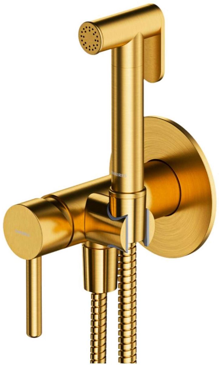 OMNIRES Y - Bidet inbouwkraan, met sproeier, met inbouwdeel, geborsteld goud SYSYBI2GLB